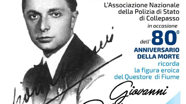 L’Anps ricorda “la figura eroica del questore di Fiume Giovanni Palatucci” nell’80° della morte (10 febbraio, ore 18.30, Auditorium scolastico)