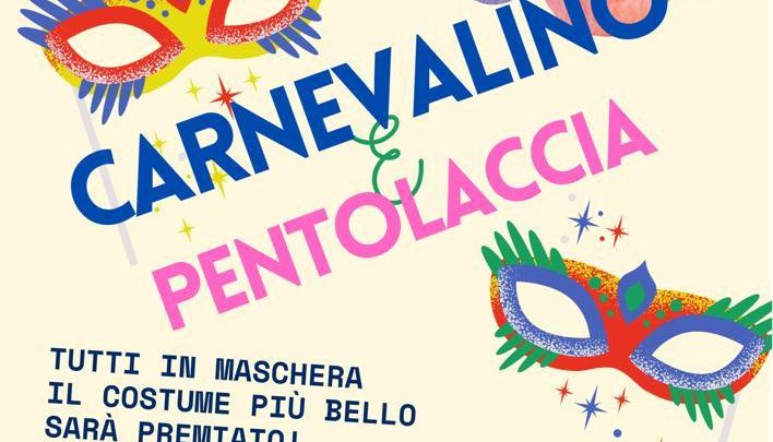 “Carnevalino & Pentolaccia” presso il Salone della Parrocchia Cristo Re (martedì 13 febbraio, ore 17.30)