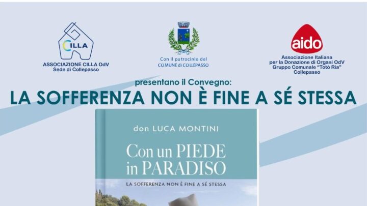 Inaugurazione sede associazioni “Cilla” e “Aido” e convegno “La sofferenza non è fine a se stessa” (24 novembre, ore 17.30, Aula consiliare)