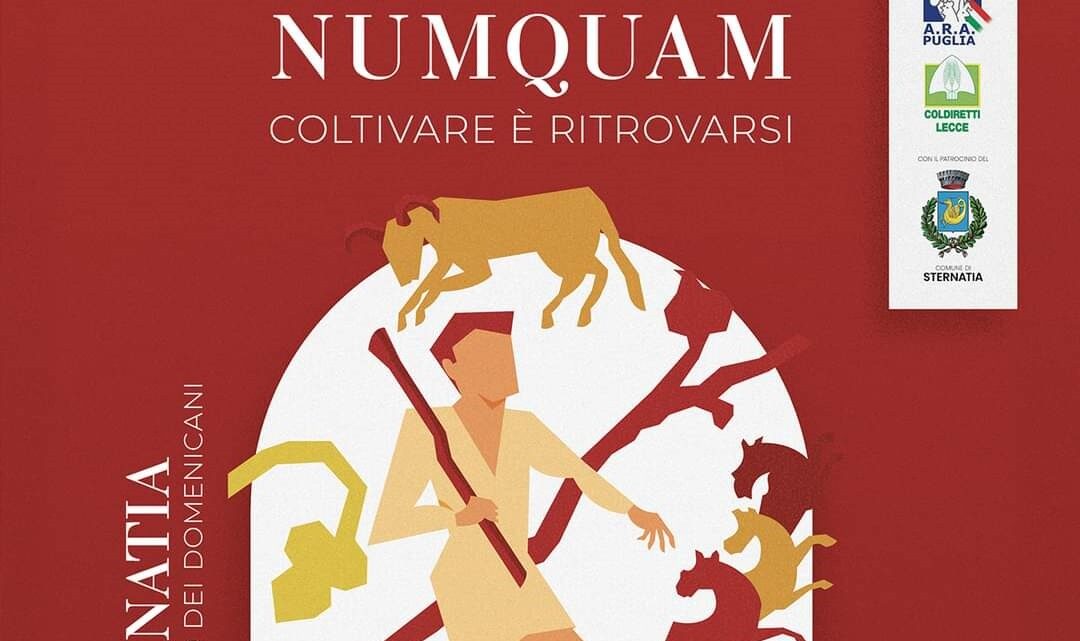 “Aridi numquam: coltivare è ritrovarsi”: il 3-4 maggio a Sternatia serate dedicate alla cultura e alla letteratura promosse da “PL Farma”