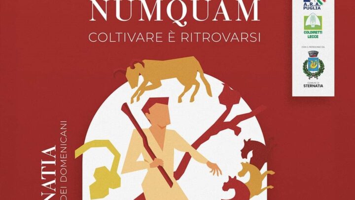 “Aridi numquam: coltivare è ritrovarsi”: il 3-4 maggio a Sternatia serate dedicate alla cultura e alla letteratura promosse da “PL Farma”