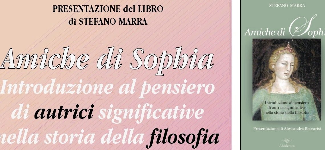 “Amiche di Sophia”, presentazione del libro di Stefano Marra (31 agosto, ore 20, Palazzo Baronale)