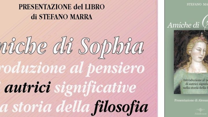 “Amiche di Sophia”, presentazione del libro di Stefano Marra (31 agosto, ore 20, Palazzo Baronale)