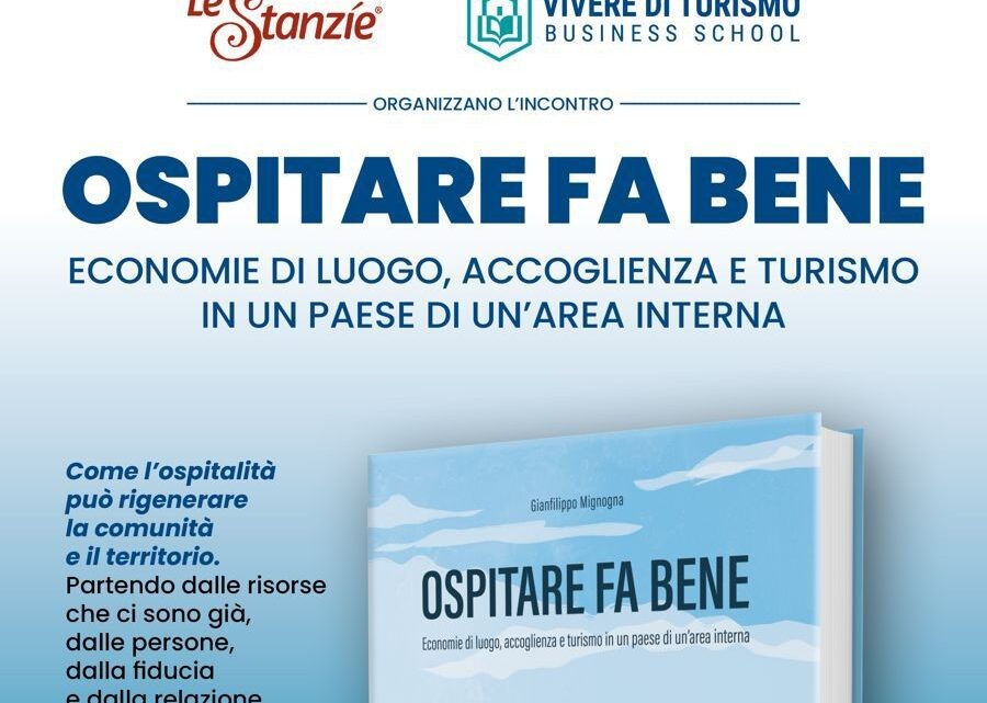 “Ospitare fa bene”: incontro con il sindaco di Biccari organizzato da “Le Stanzìe” e “Vivere di Turismo” (Supersano, 5 aprile, ore 18.30, Oratorio)