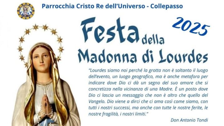 Festa della Madonna di Lourdes: dall’8 all’11 febbraio triduo e celebrazioni presso la Chiesa Cristo Re