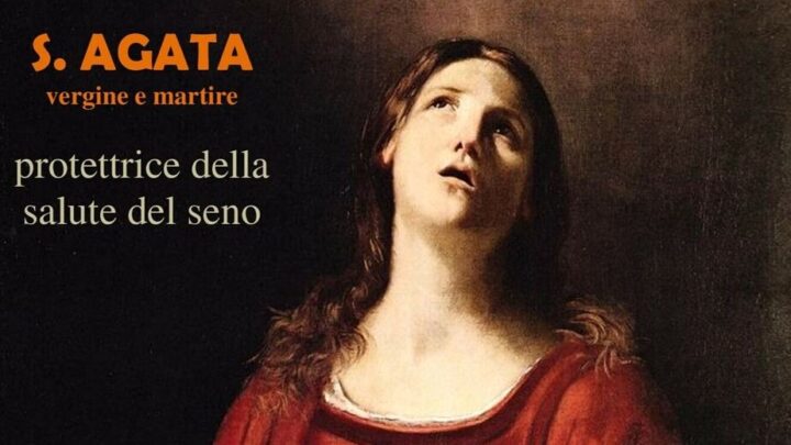 Santa Messa offerta dall’Aido in onore di S. Agata, protettrice dalle malattie al seno (5 febbraio, ore 18, Chiesa Cristo Re)