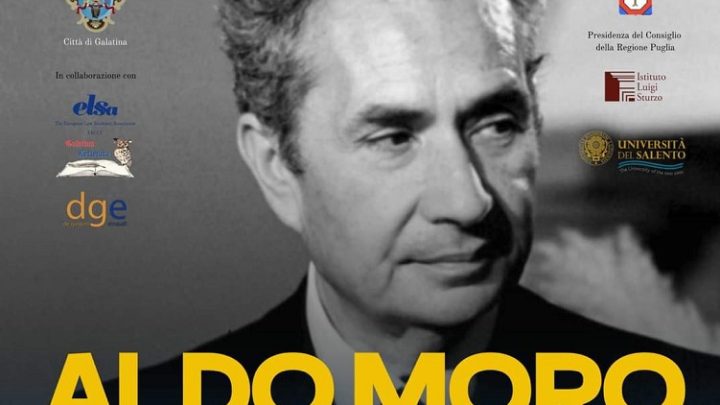 “Aldo Moro. L’eredità del pensiero politico a 45 anni dalla sua morte” (15 maggio, ore 9.30, Cavallino Bianco, Galatina)