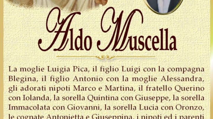 È morto Aldo Muscella