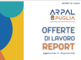 Offerte di lavoro Ambito di Lecce Arpal Puglia (1° Report 2025, 13-20 gennaio)