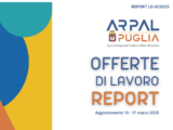 Offerte di lavoro Ambito di Lecce Arpal Puglia (8° Report, 10-17 marzo)