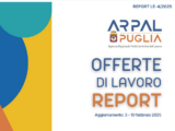 Offerte di lavoro Ambito di Lecce Arpal Puglia (4° Report, 3-10 febbraio)