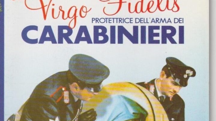 21 novembre, l’Arma dei Carabinieri festeggia la Patrona “Maria Virgo Fidelis”