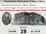 Trasmessa in streaming su facebook la presentazione della ricerca sul Conte Alberti (28 ottobre, ore 18.30)