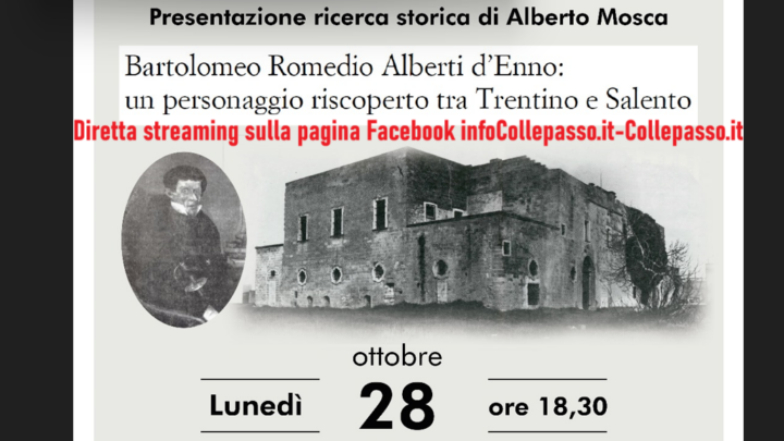 Trasmessa in streaming su facebook la presentazione della ricerca sul Conte Alberti (28 ottobre, ore 18.30)