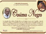 È morto Cosimo Negro