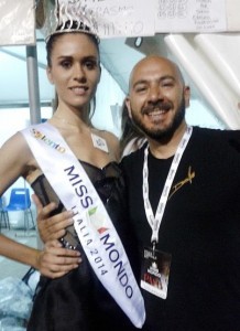 Silvia Cataldi, Miss Mondo Italia 2014, e Danilo Calò