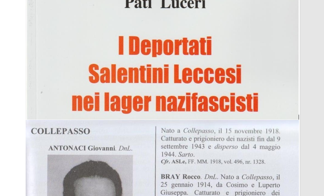 I 105 Deportati collepassesi nei lager nazifascisti nella nuova pubblicazione di Pati Luceri