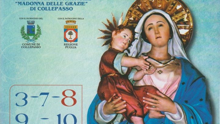 Festa Patronale Madonna delle Grazie il 7-8-9-10 settembre. Itinerario della processione del 7 settembre