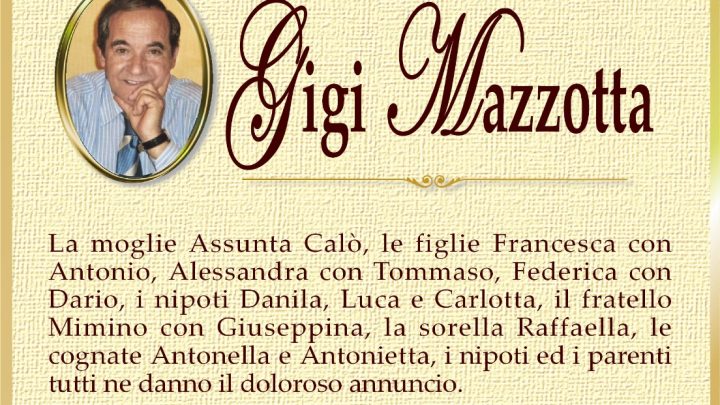 È morto Gigi Mazzotta