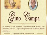 È morto Gino Campa