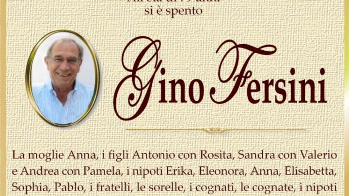 È morto Gino Fersini