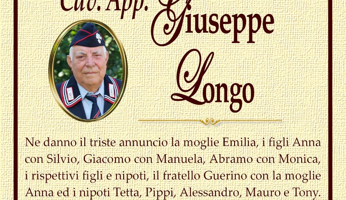 È morto Giuseppe Longo