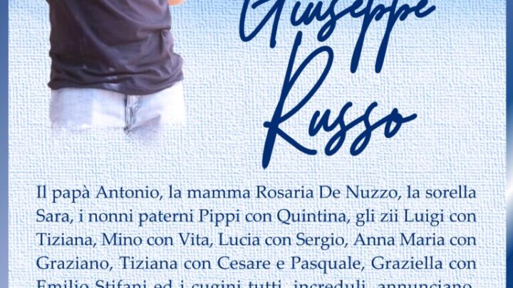 È morto Giuseppe Russo