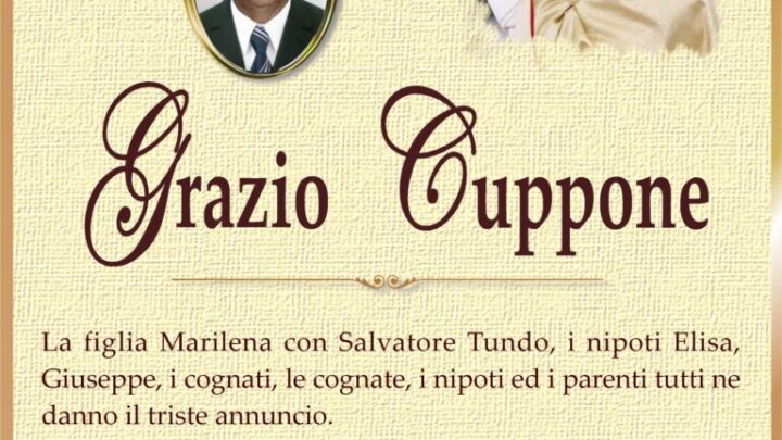 È morto Grazio Cuppone