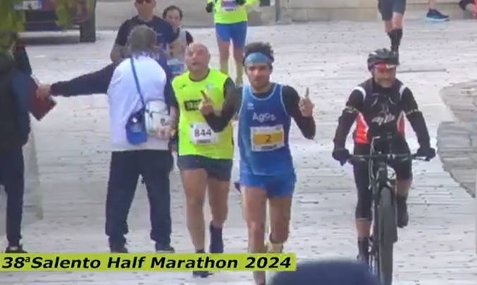 Biagio Riso e Piera Pastore si aggiudicano la 38ª Salento Half Marathon di Collepasso