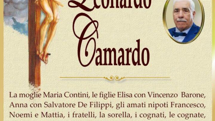 È morto Leonardo Camardo