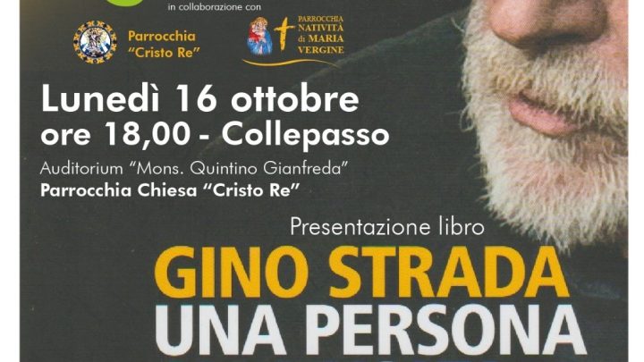 Presentazione del libro “Una persona alla volta” di Gino Strada con Simonetta Gola: il 16 ottobre un evento da non perdere