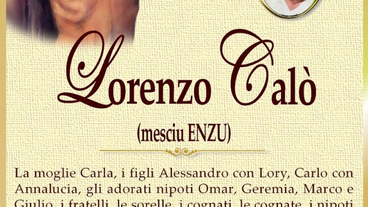 È morto Lorenzo Calò