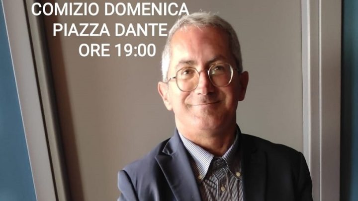 Comizio di Lucio Russo, Movimento Sociale Fiamma Tricolore (16 aprile, ore 19, piazza Dante)