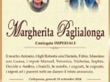 È morta Margherita Paglialonga, coniug. Imperiale