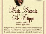 È morta Maria Antonia De Filippi