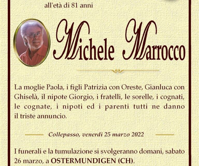 È morto Michele Marrocco