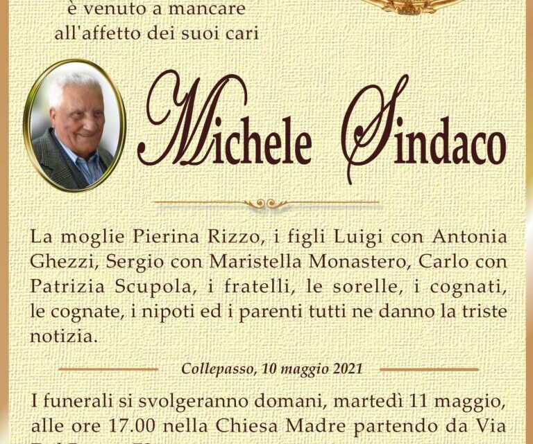 È morto Michele Sindaco