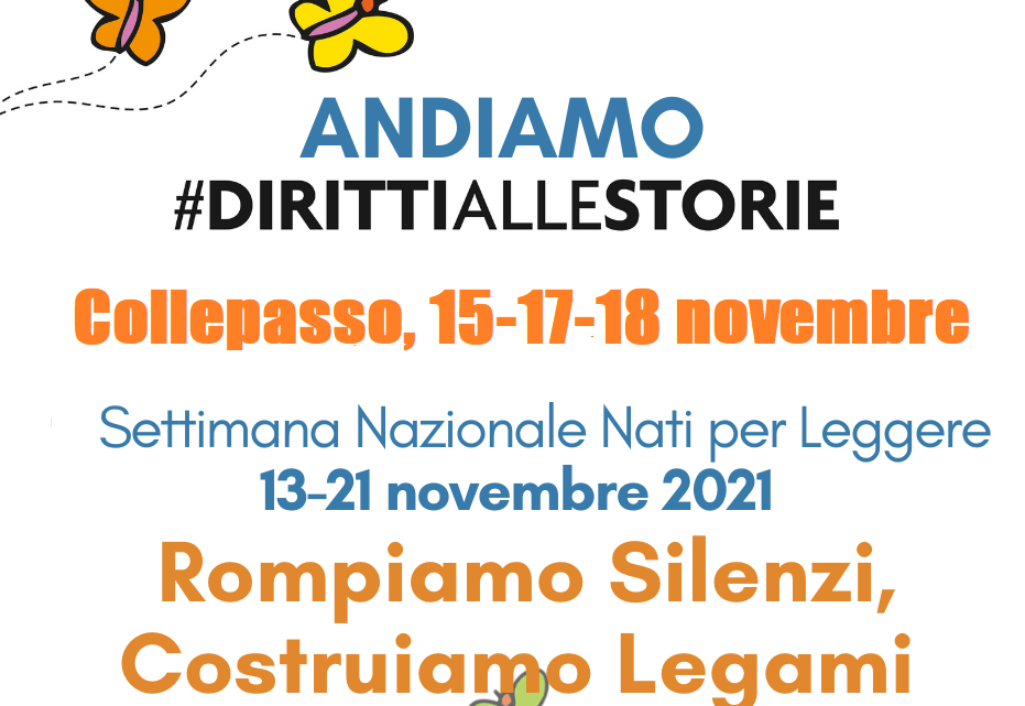 “Settimana nazionale Nati per Leggere”: a Collepasso tre eventi del Comune per bambini/e (15-17-18 novembre)