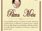 È morta Palma Mele