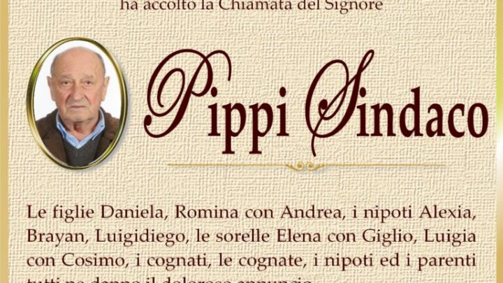 È morto Pippi Sindaco