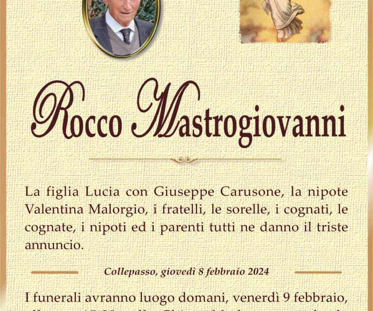 È morto Rocco Mastrogiovanni