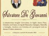 È morto Salvatore De Giovanni