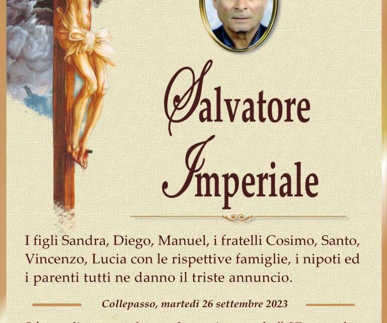 È morto Salvatore Imperiale