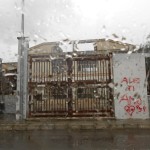 Scuola mentre piove