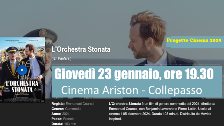 Progetto Cinema 2025: “L’orchestra stonata” di Emmanuel Courcol (23 gennaio, ore 19.30, Cinema Ariston)