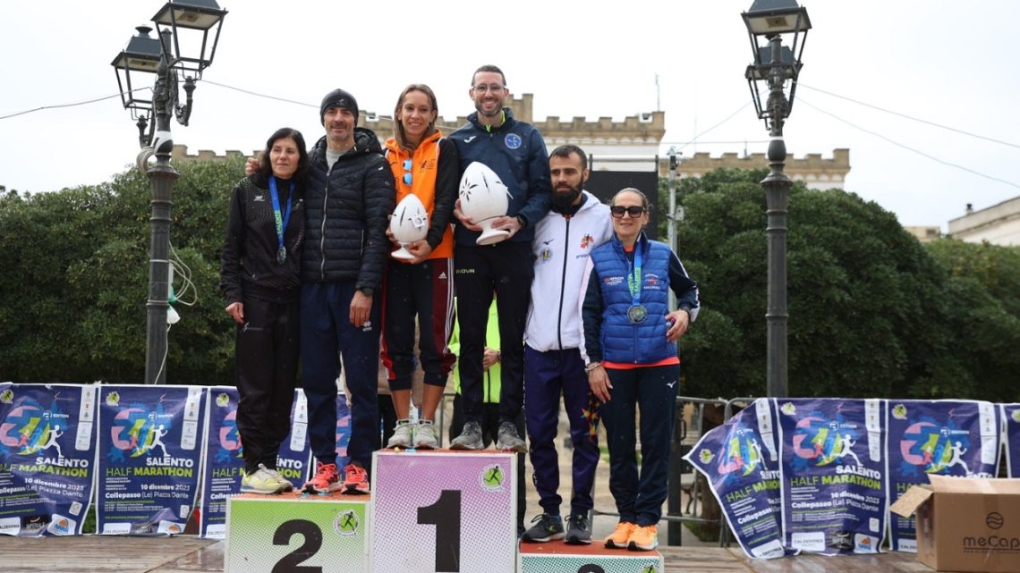 37ª “Salento Half Marathon”: vince Gianluca Tundo (Club Correre Galatina) con il tempo dii 01:13:20