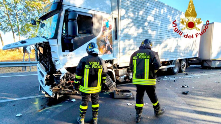 Il camionista collepassese Mario Mele coinvolto in un terribile incidente in Irpinia