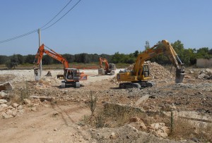 Lavori in corso da oltre due mesi